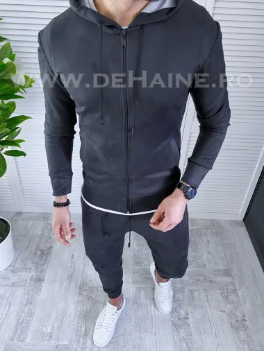 Trening barbati NEGRU pantaloni + hanorac B3405 55-2